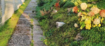 Stylish and artistic apartment with 400 sqm garden & massage and Ayurveda