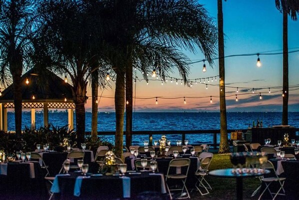 Área para banquetes al aire libre