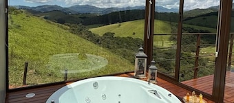 Cabana de Luxo na Serra - Cabana Lavanda