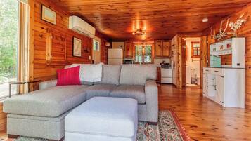 TV, fireplace, offices