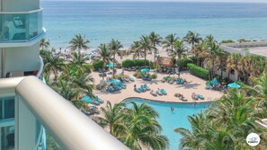 Exclusive Apartment, 1 Bedroom, Balcony, Ocean View | Balcony view - The Tides (Hollywood)