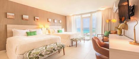 1 dormitorio, escritorio, tabla de planchar con plancha y wifi