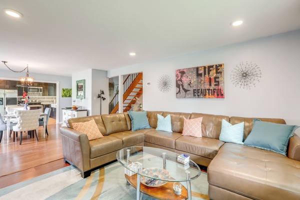 Willingboro Vacation Rental | 2BR | 1BA | 1 Step to Enter | 1,800 Sq Ft