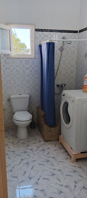 Towels, soap, toilet paper