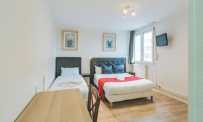 Tremannsrom – comfort | Lydisolert og wi-fi (inkludert)