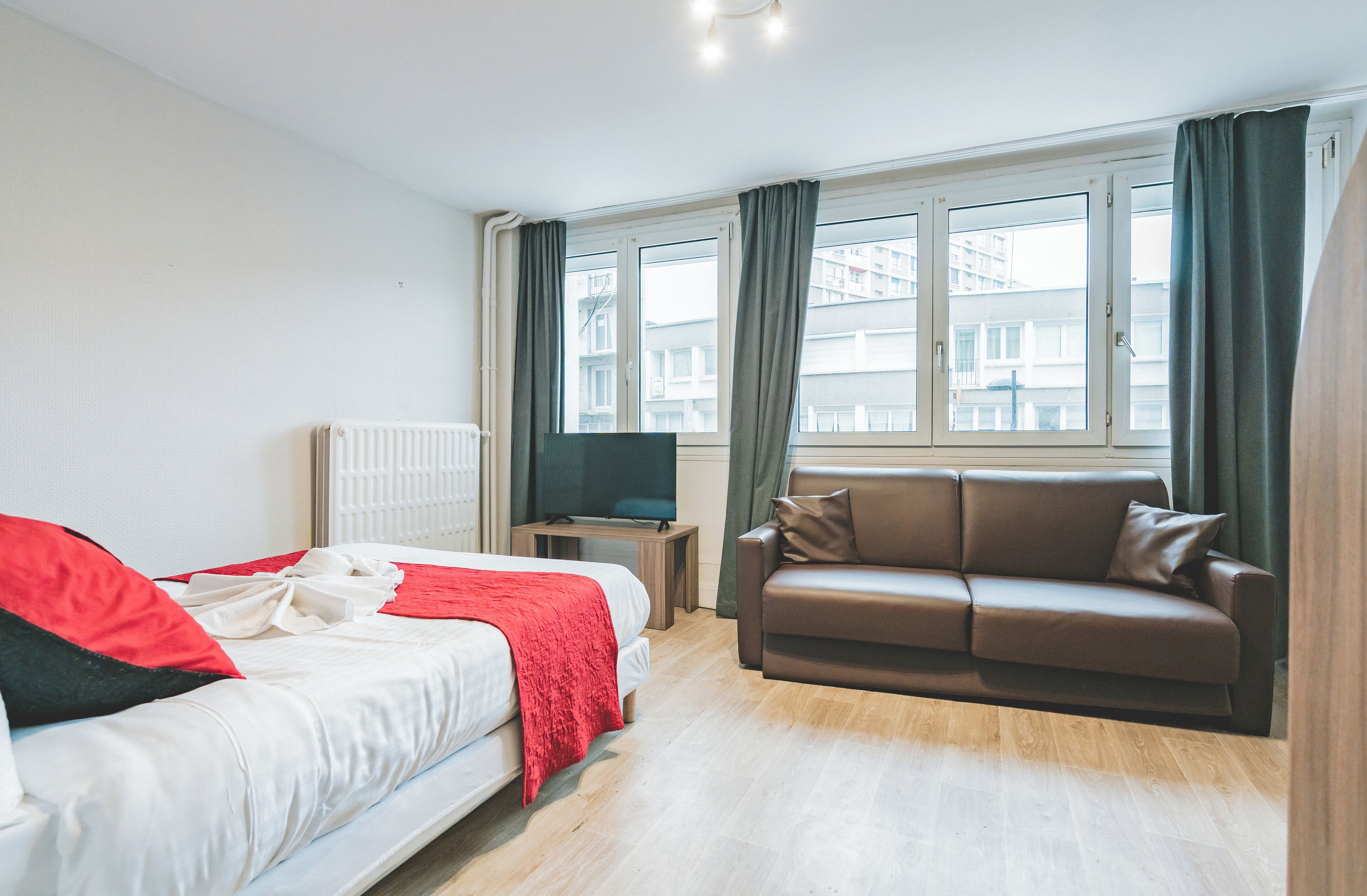 Habitación Confort doble, vistas al puerto | Baño