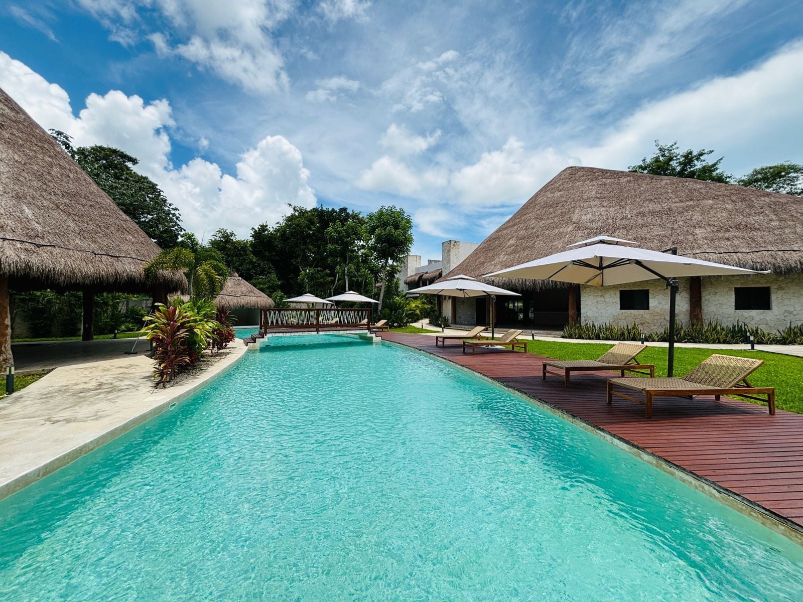 Alberca al aire libre 