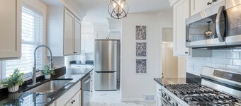 VNTG 3BR Designer Home w/ Deck, Sunroom & Finished Basement