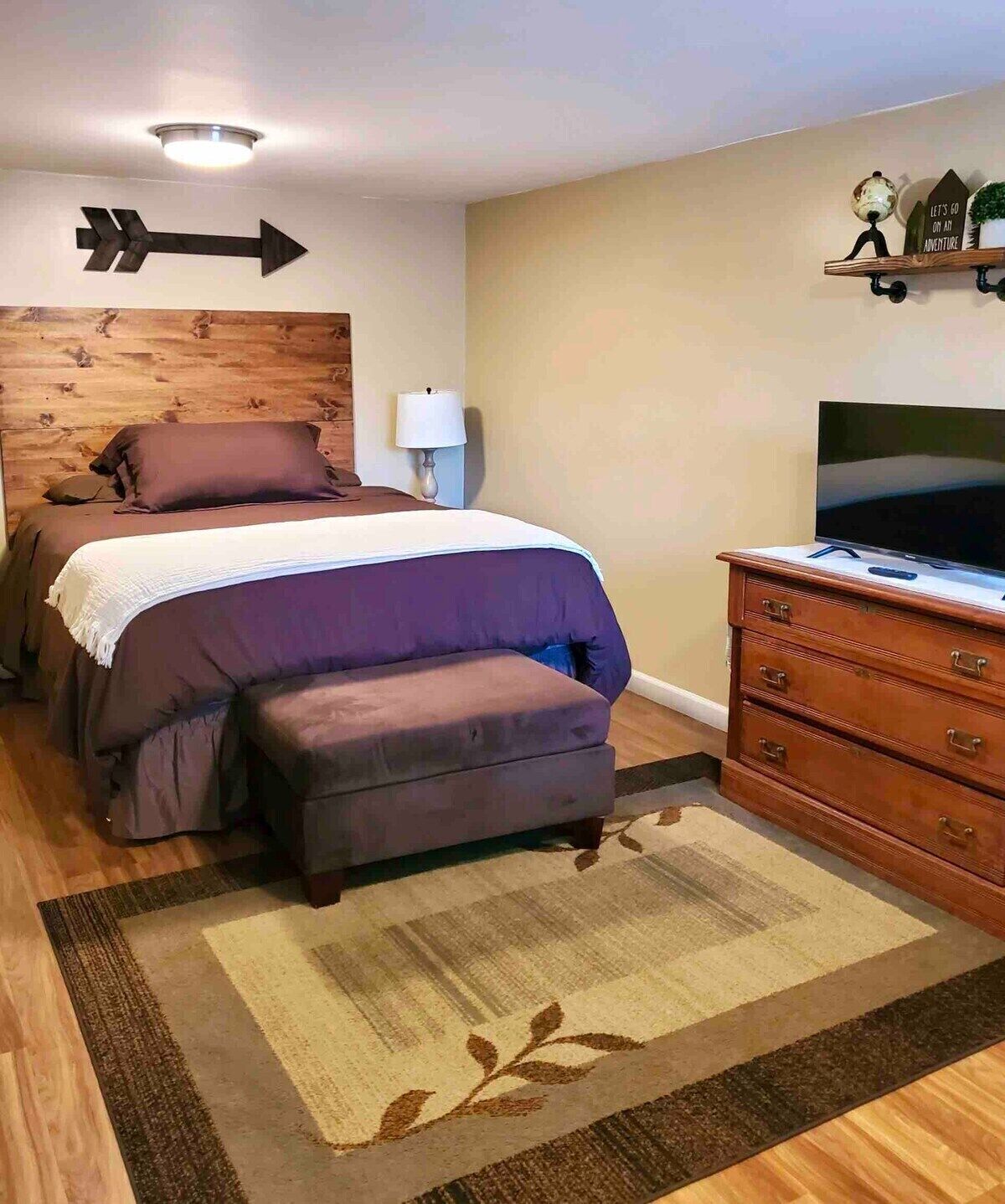 1 bedroom, WiFi (free), bed sheets