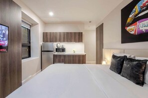 1 غرفة نوم ومكتب ومكواة/لوح كي وواي فاي