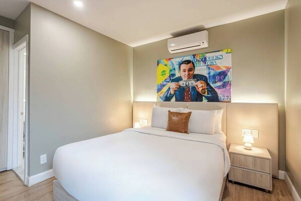 1 Schlafzimmer, Schreibtisch, Bügeleisen/Bügelbrett, WLAN