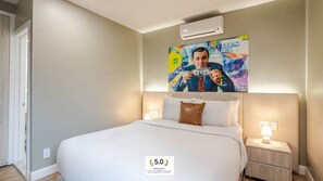 1 soverom, skrivebord, strykejern/-brett og wi-fi