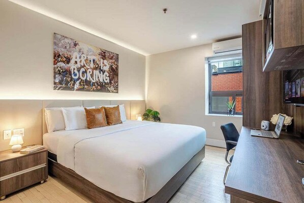 1 Schlafzimmer, Schreibtisch, Bügeleisen/Bügelbrett, WLAN