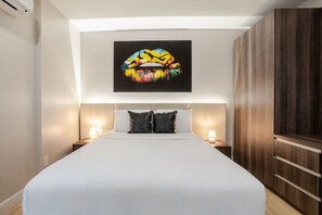 1 soverom, skrivebord, strykejern/-brett og wi-fi