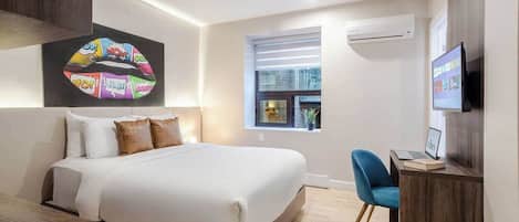 1 habitación, escritorio, tabla de planchar con plancha y wifi