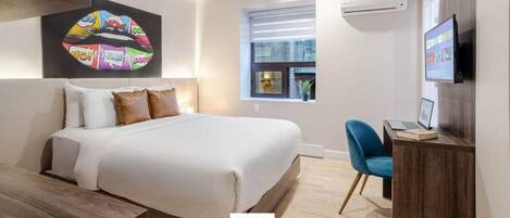 1 makuuhuone, työpöytä, silitysrauta/-lauta, Wi-Fi