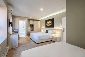 1 室のベッドルーム、デスク、アイロン / アイロン台、WiFi