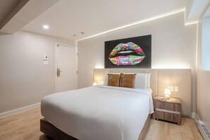 1 غرفة نوم ومكتب ومكواة/لوح كي وواي فاي