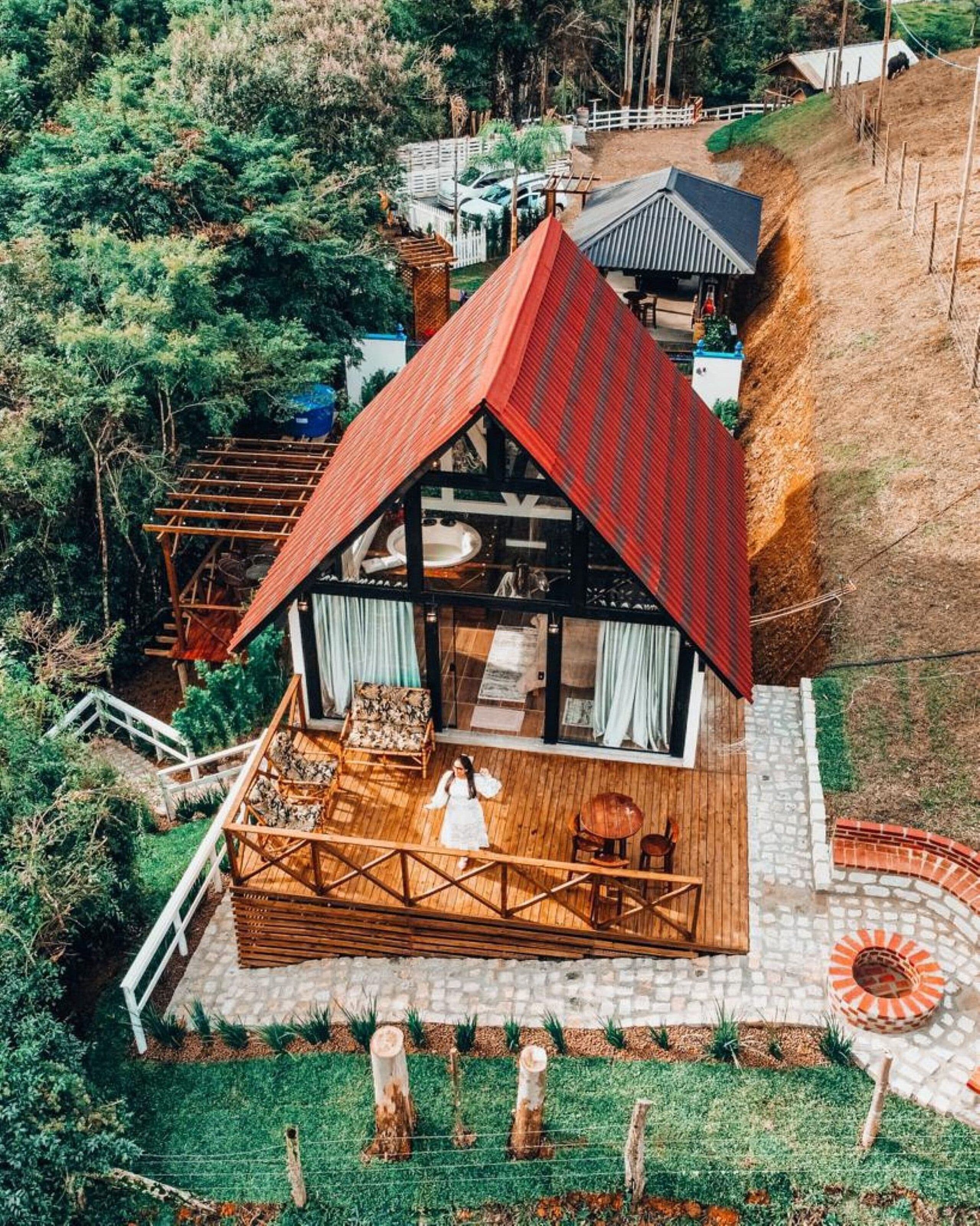 Chalé 2 - Casarão Boa Vista com Hidromassagem - Recanto Bellavita - Rancho Queimado - SC | Lanai