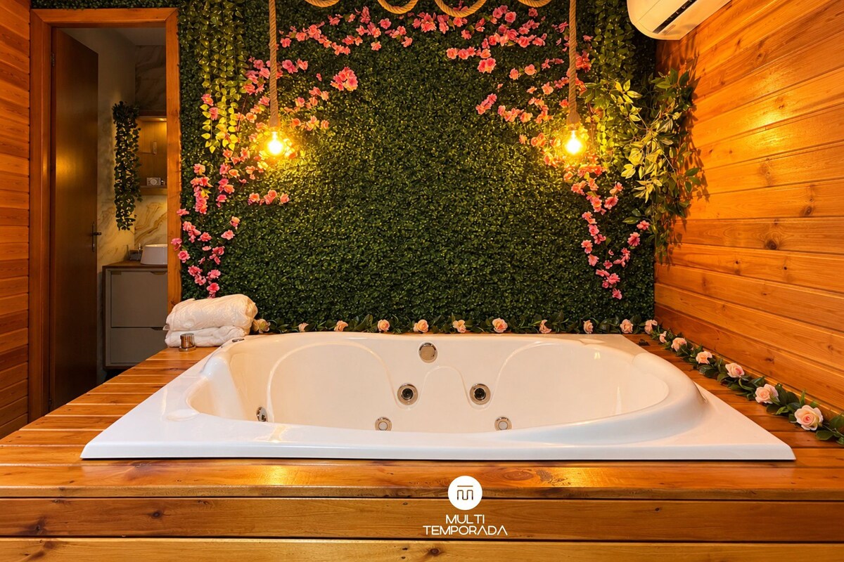 Baignoire à remous privée