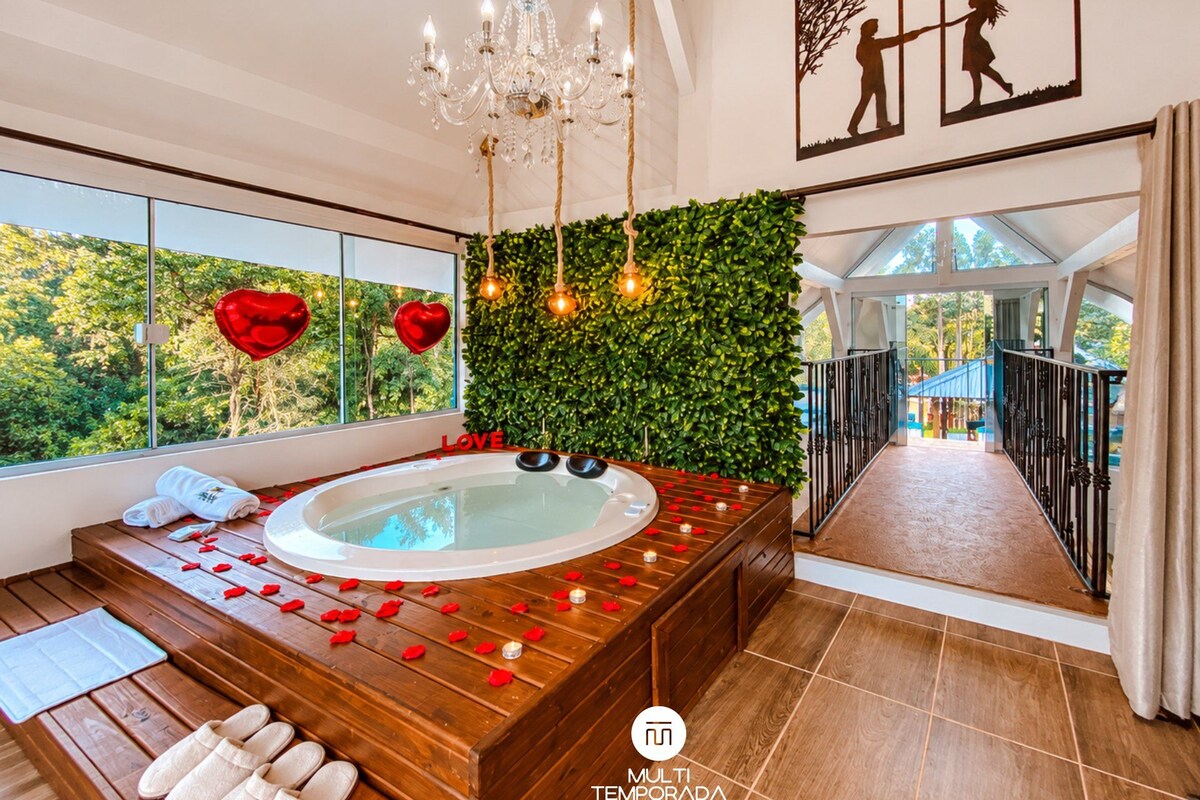 Baignoire à remous privée