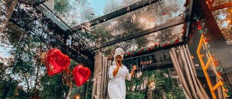 Chalé 1 - Recanto do Amor com Hidromassagem - Recanto Bellavita - Rancho Queimado - SC | 전용 스파 욕조