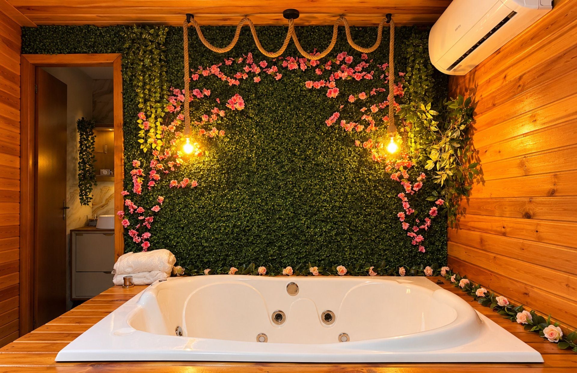 Private spa tub