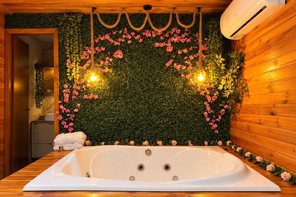 Baignoire à remous privée
