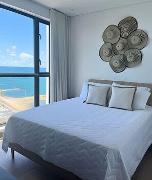 2 bedrooms, iron/ironing board, Internet, bed sheets - Brand New Apt Pool & City Views (Cartagena de Indias)