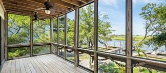 You can't get any closer to Bald Head's stunning marsh than Timbercreek 11B!