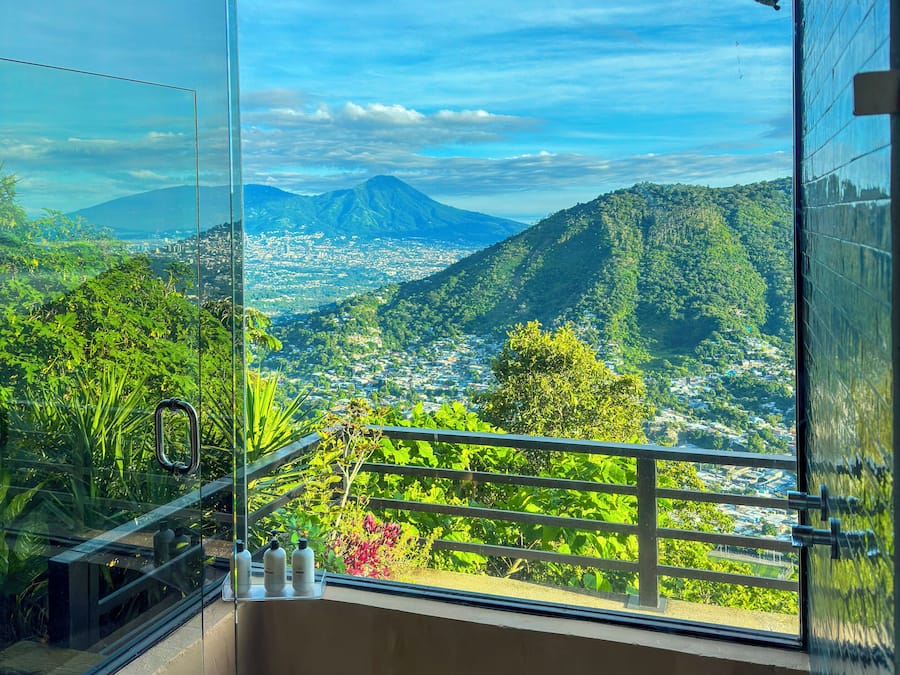 Honeymoon Suite, City View | Bathroom | Towels, soap, shampoo, toilet paper