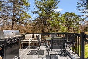 Outdoor banquet area