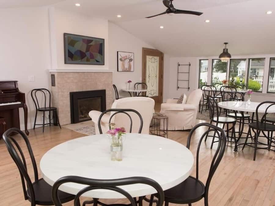 Sitteområde i lobbyen