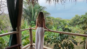 Deluxe Cabin, Ocean View | Terrace/patio - El Cerrito (Puerto Jimenez)