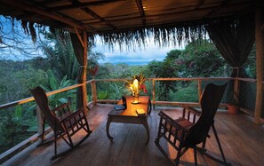 Deluxe Cabin, Ocean View | Living area - El Cerrito (Puerto Jimenez)