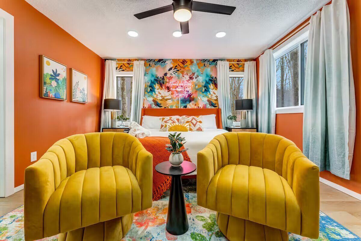 5 bedrooms, iron/ironing board, travel crib, free WiFi