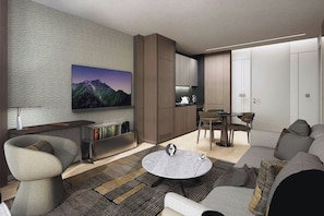 55-inch LED TV with satellite channels