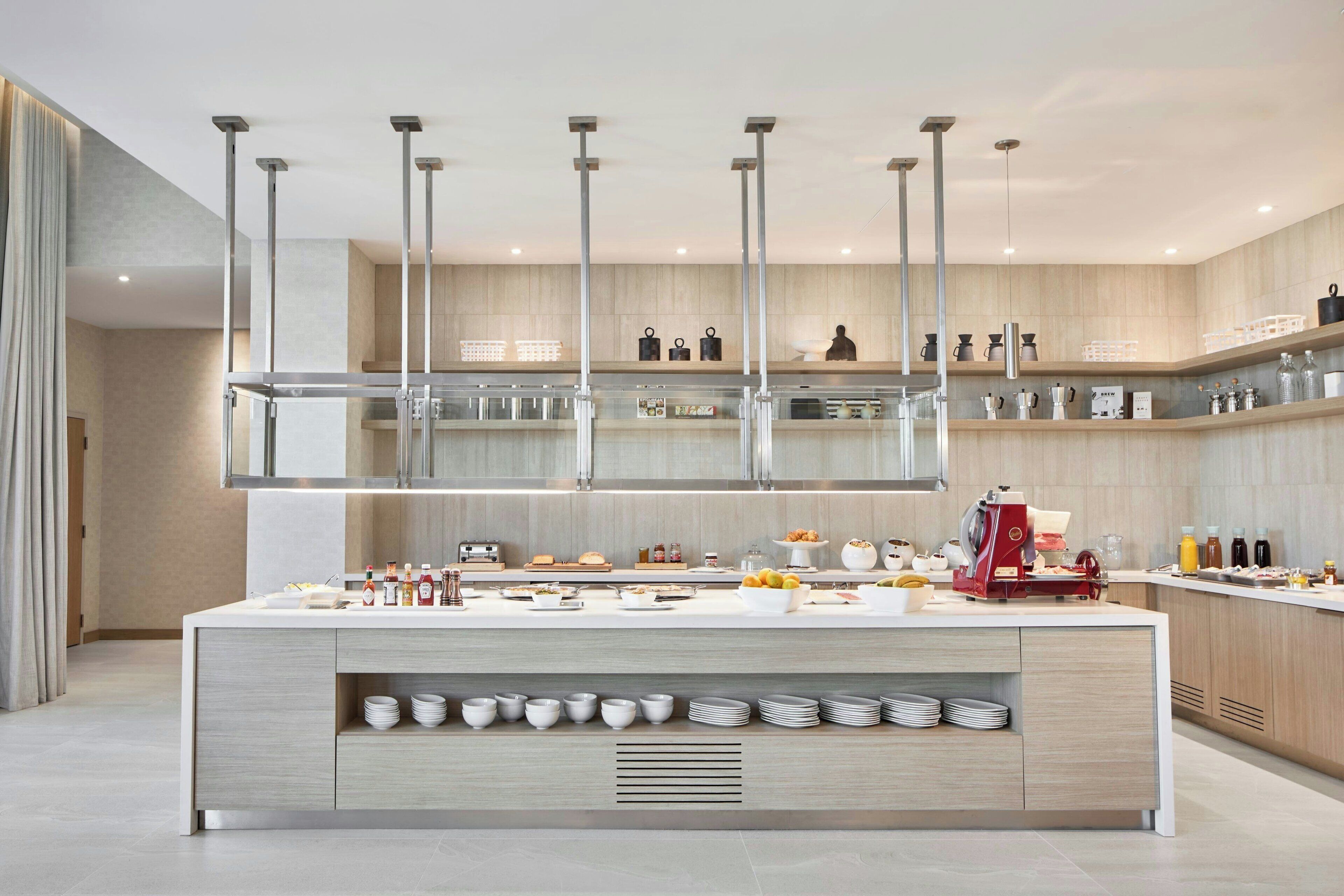 Mini-fridge, coffee/tea maker