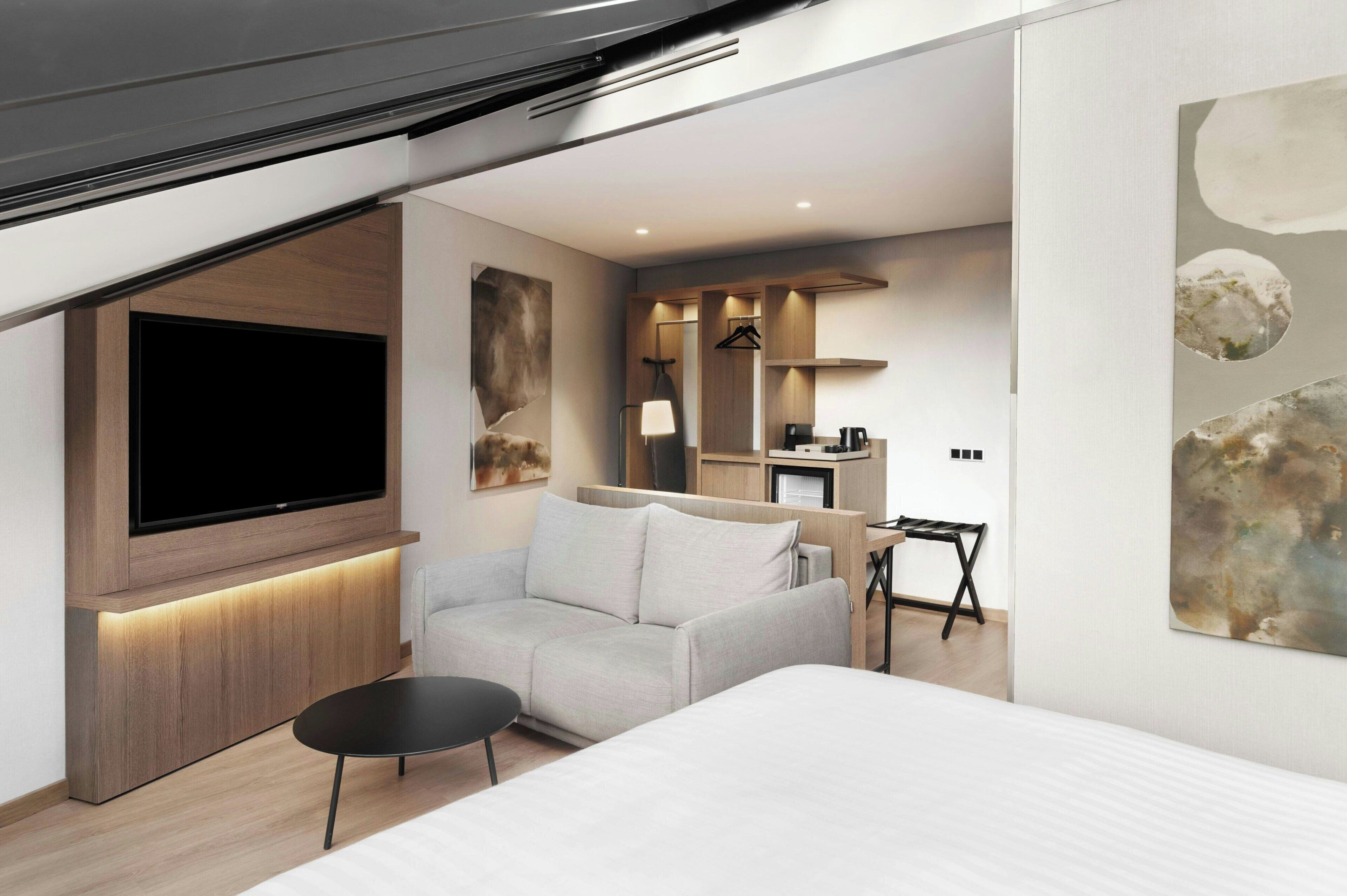 Junior Suite, 1 King Bed with Sofa bed | In-room safe, desk, laptop workspace, soundproofing