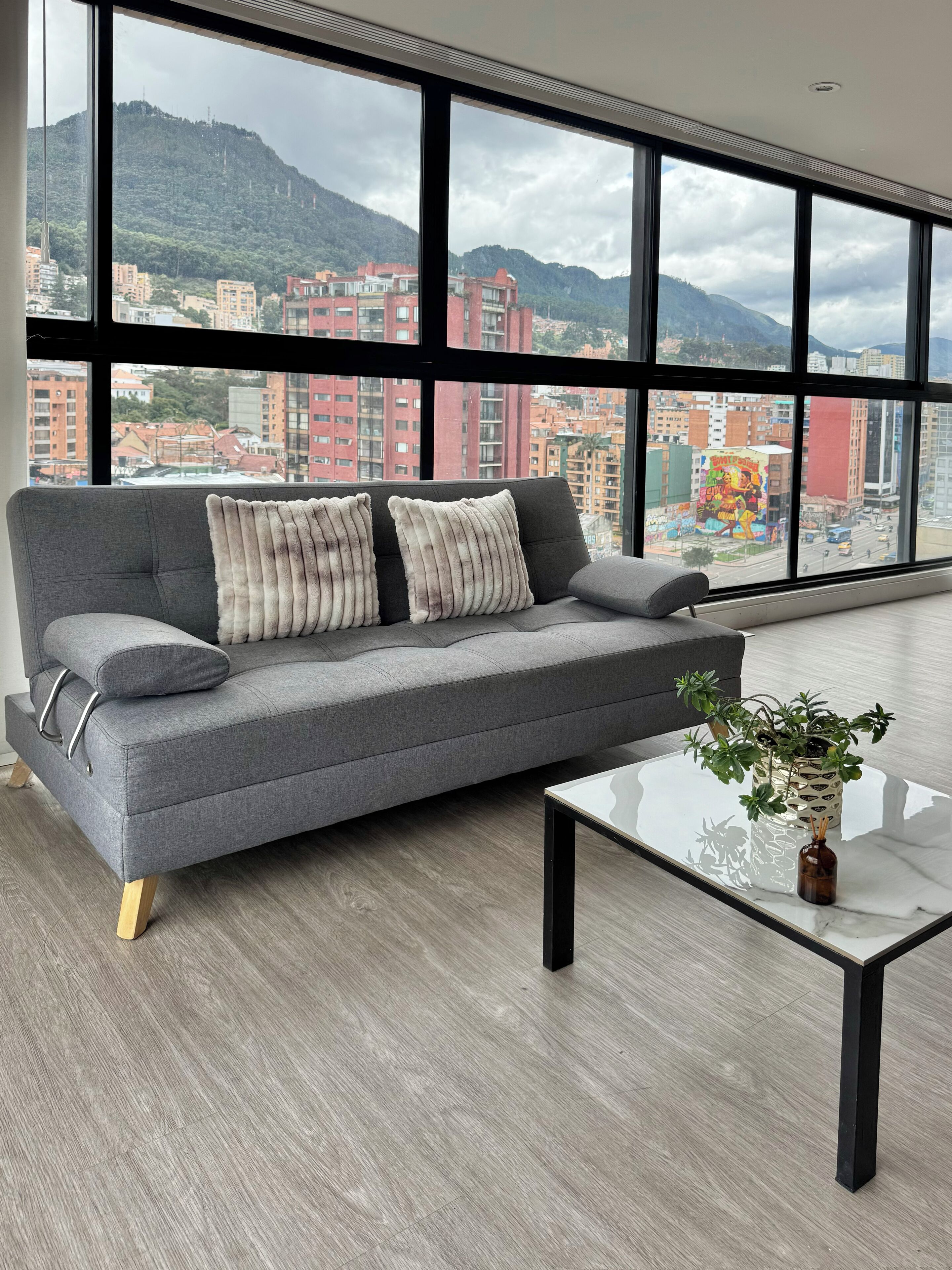 Apartment, Balcony | Living area