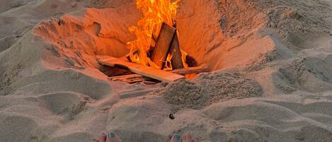 Plage à proximité, chaises longues