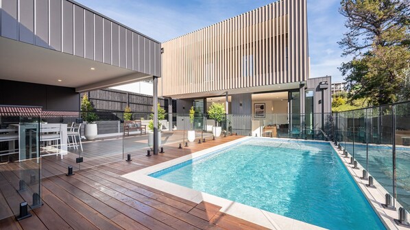 Una piscina climatizada