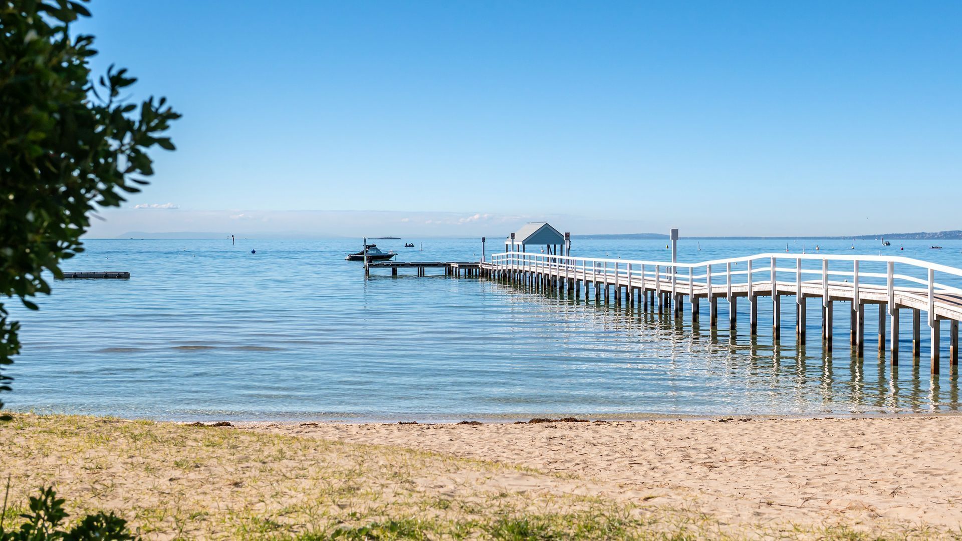 Beach nearby, sun loungers