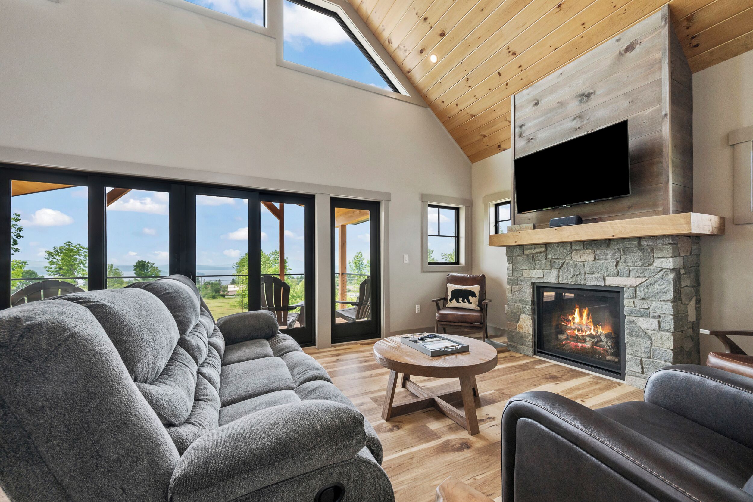 Älytelevisio, takka