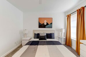 2 chambres, fer et planche à repasser
