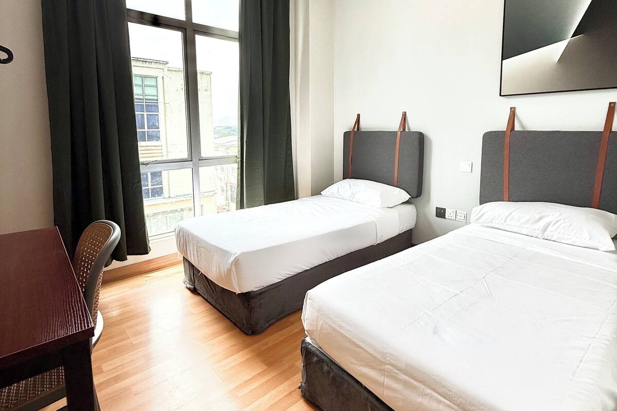 트윈룸 | 책상, 무료 WiFi