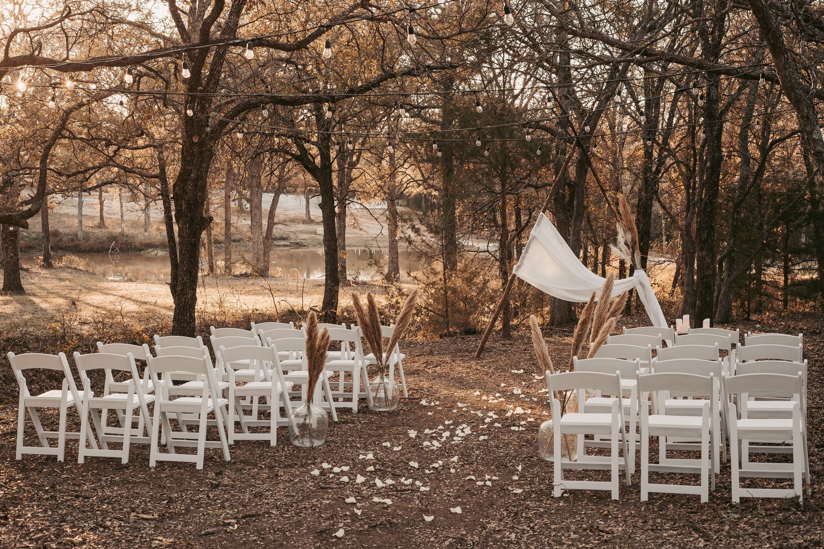 Espace banquet en plein air
