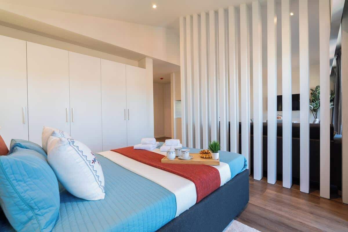1 bedroom, iron/ironing board, travel crib, WiFi (free)