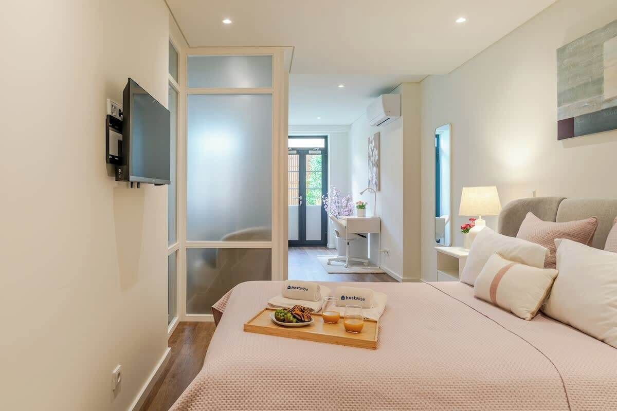 1 Schlafzimmer, Bügeleisen/Bügelbrett, Reisekinderbett, kostenloses WLAN