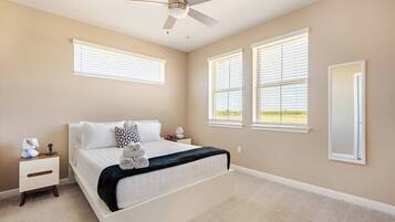 Premium bedding, free WiFi, bed sheets